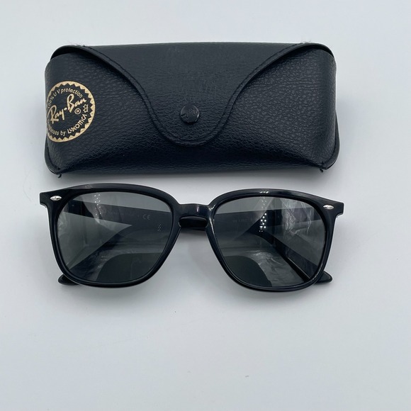 RAY-BAN EYEGLASSES FRAMES ONLY RB4362 2034 BLACK CLEAR FULL RIM - Picture 1 of 13